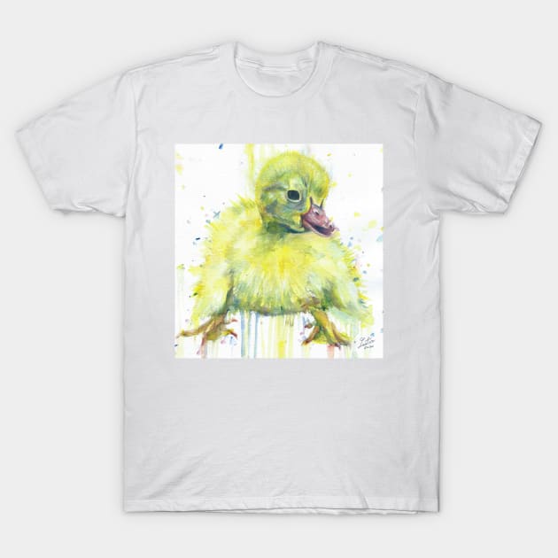 DUCKLING watercolor portrait T-Shirt by lautir